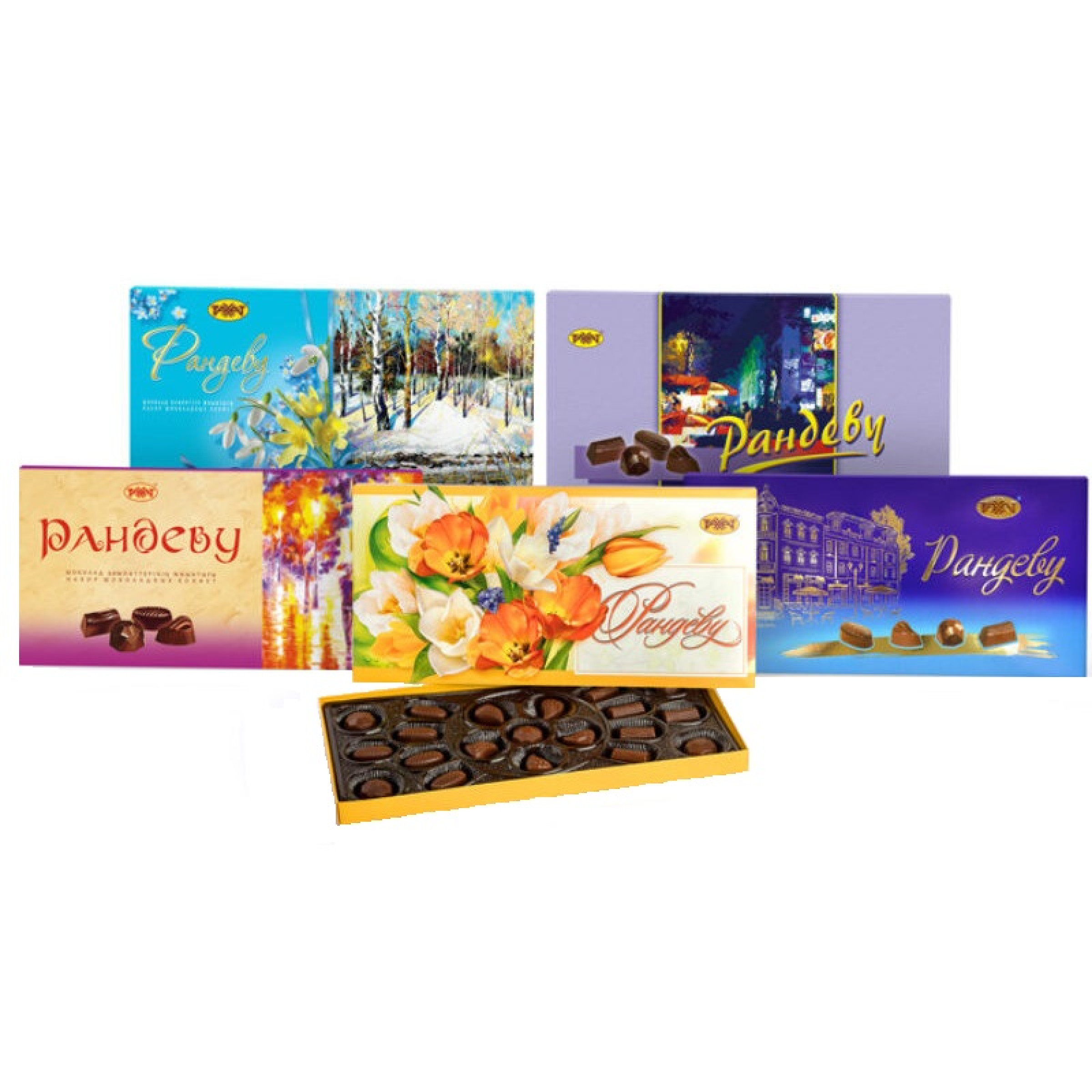 Набор шоколадных конфет Рандеву Рахат, 235 г