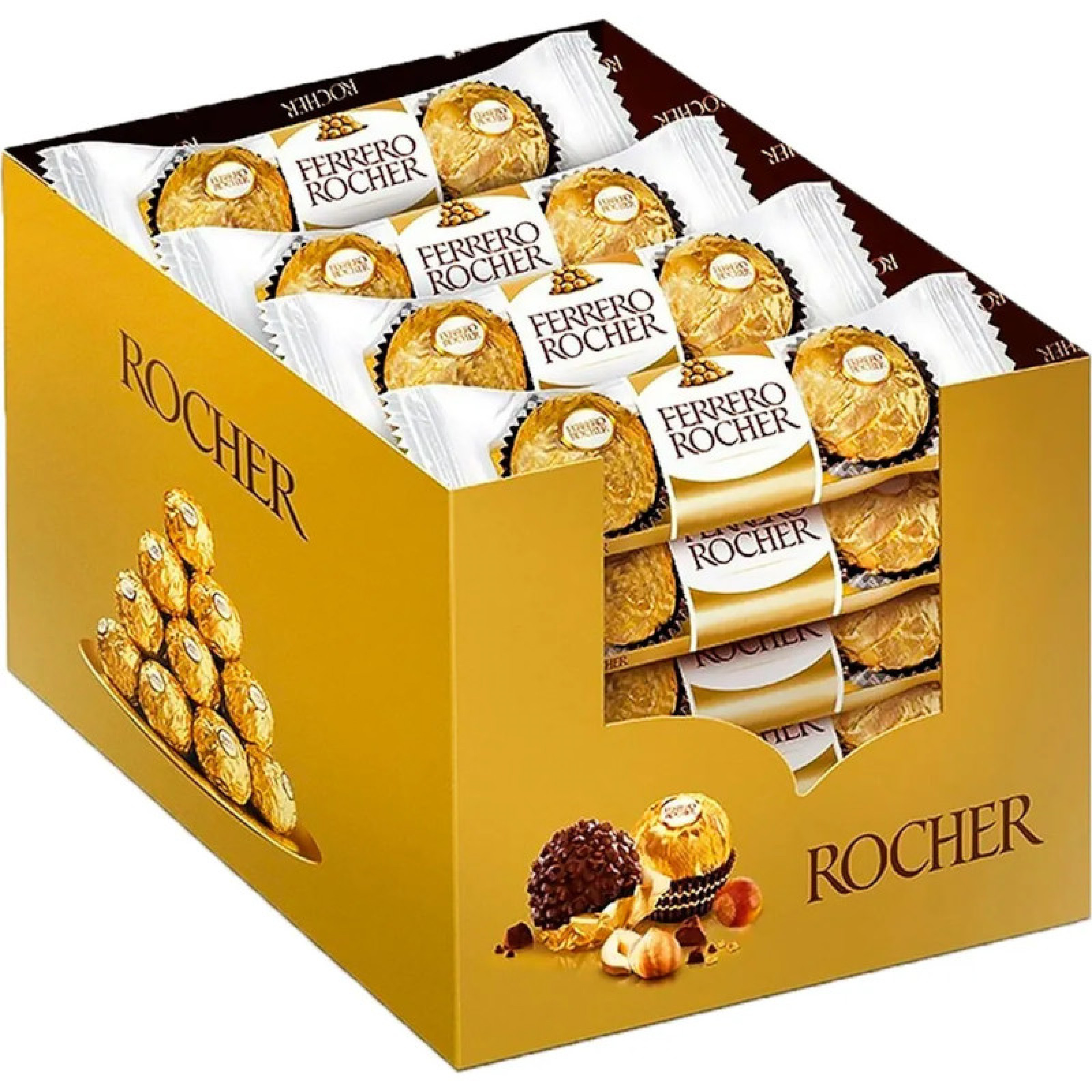 Конфеты из молочного шоколада Ferrero Rocher 3 шт 380 г