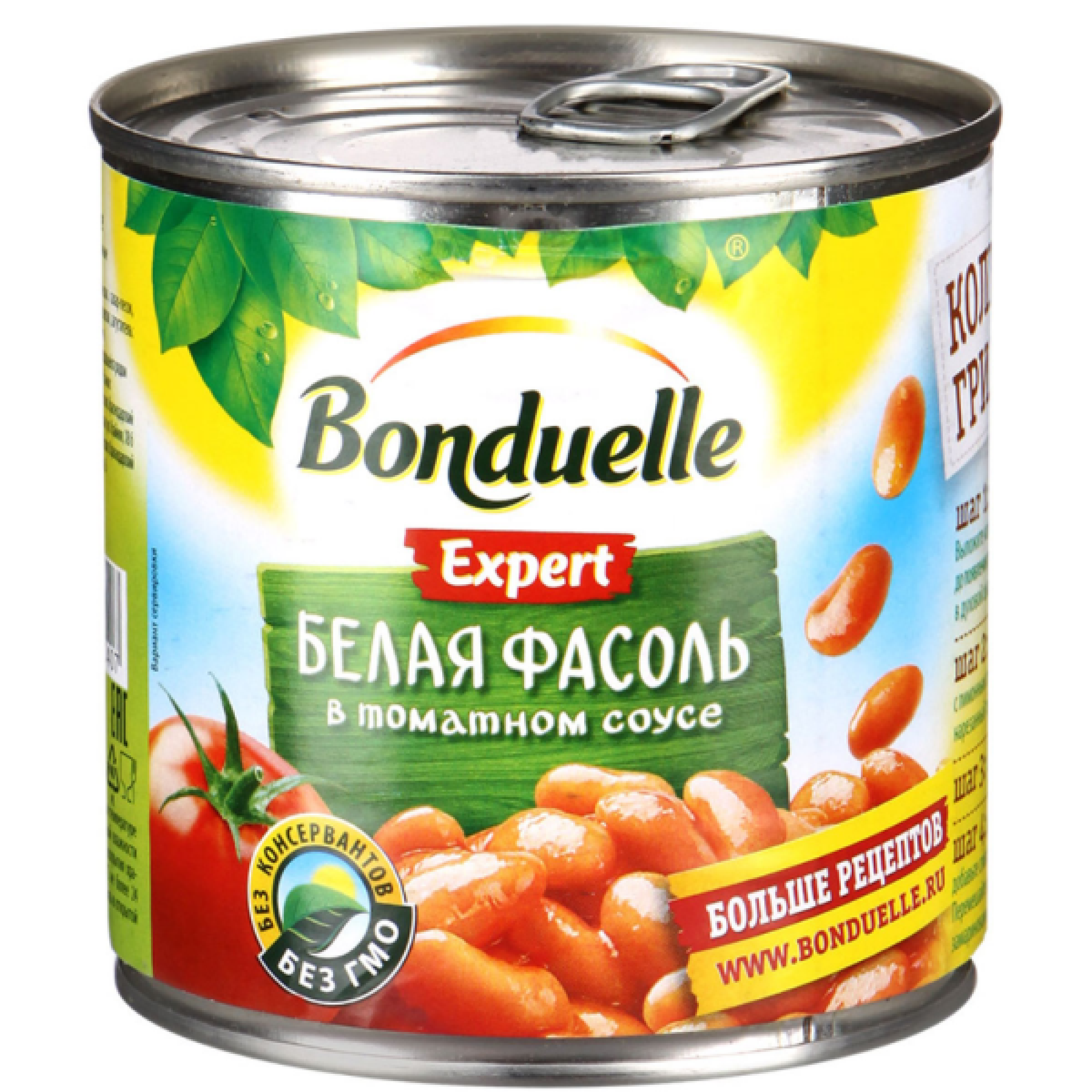 Фасоль белая Бондюэль в томатном соусе, 425 мл