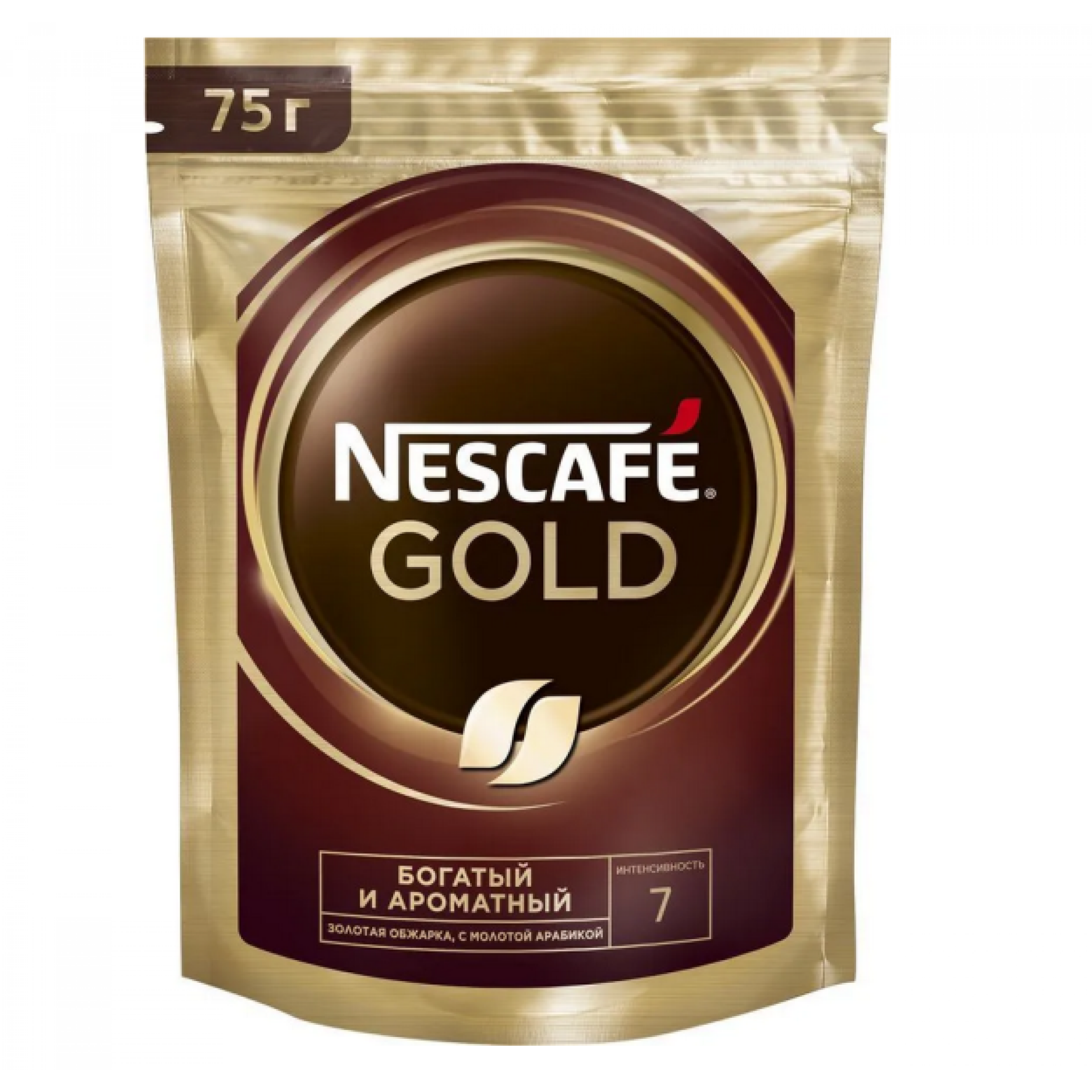 Кофе растворимый Nescafe Gold 75 г