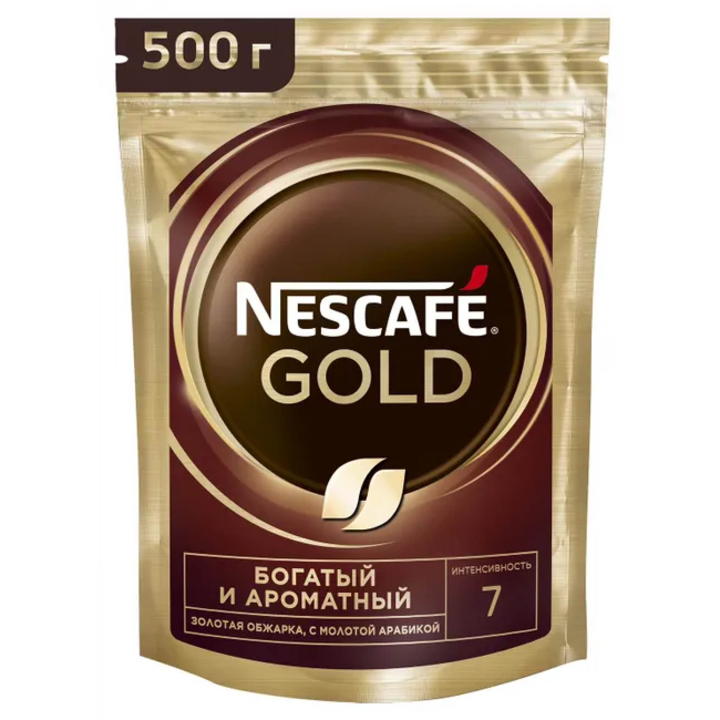 Растворимый сублимированный кофе Nescafe Gold 500 г