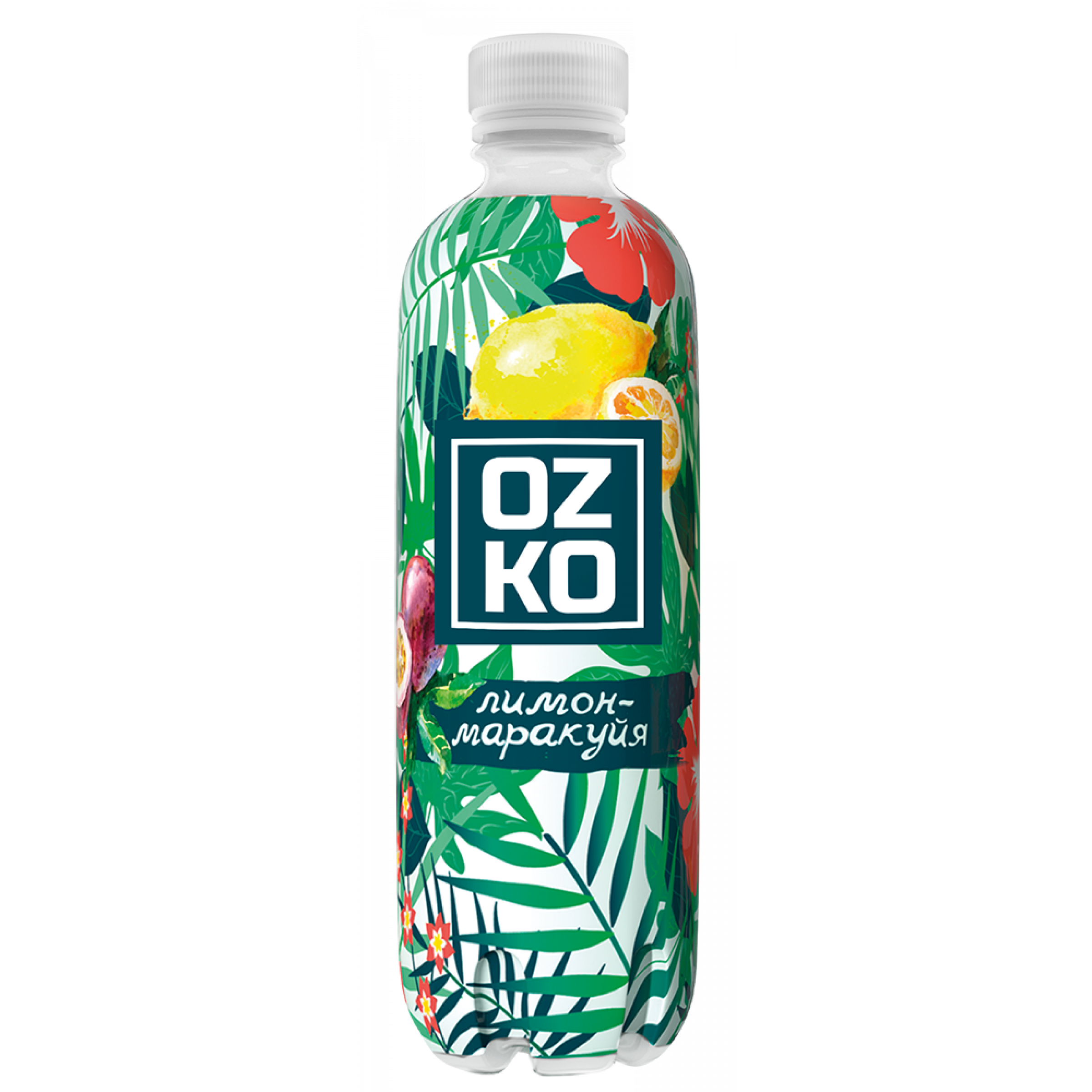 Напиток безалкогольный сильногазированный Ozko со вкусом лимона и маракуйи 0,5 л