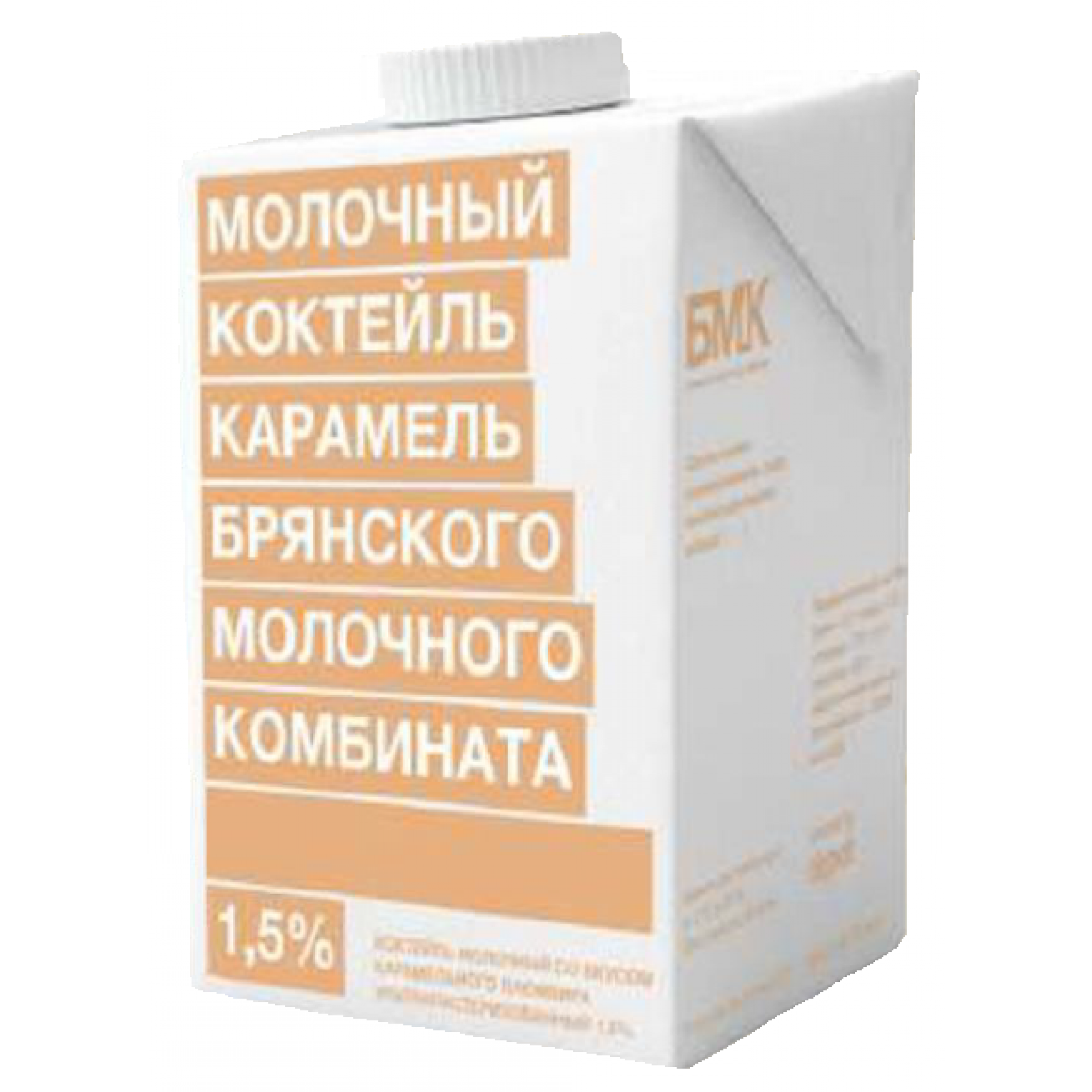Молочный коктейль БМК Карамель 1,5 % 500 мл