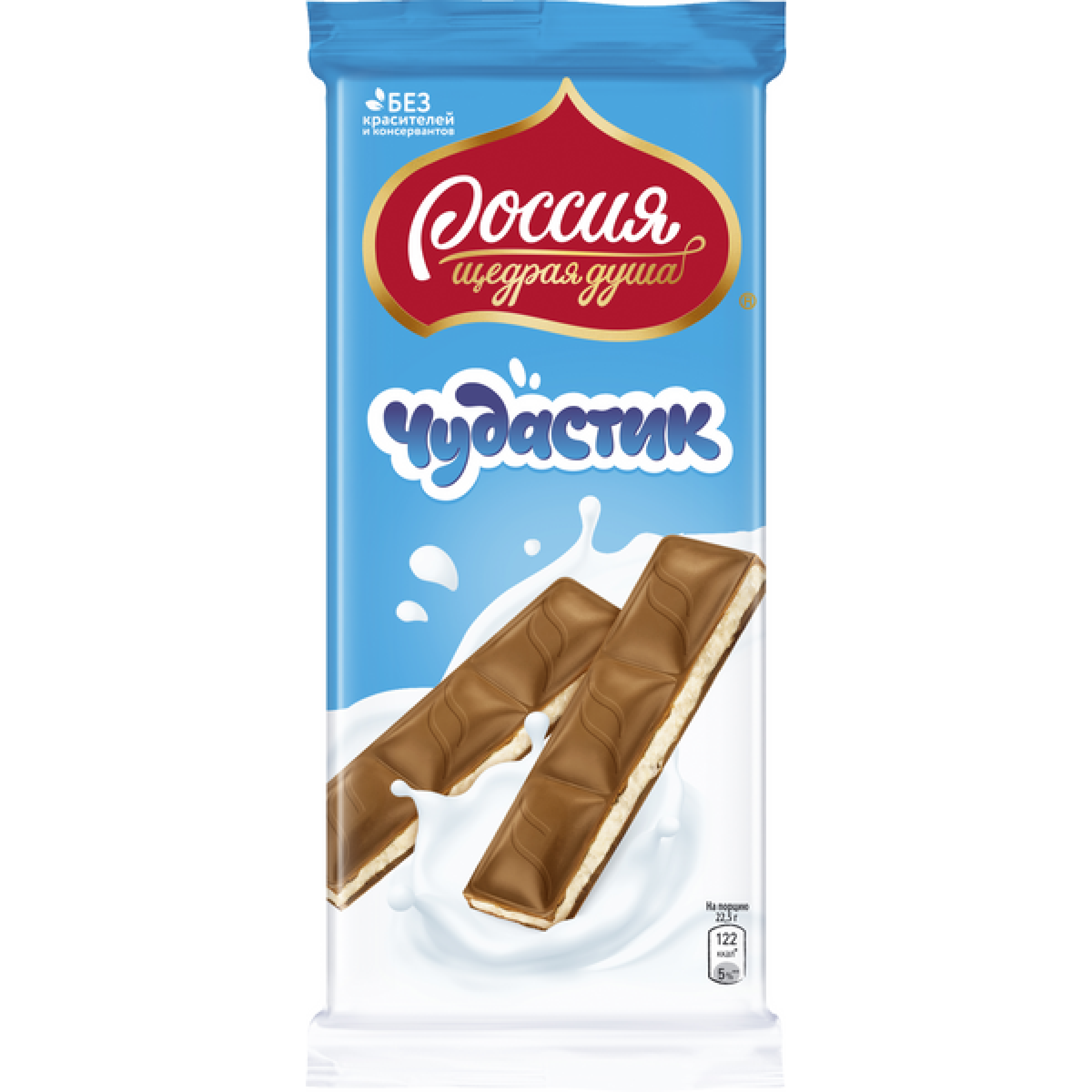 Молочный шоколад Чудастик с молочной начинкой 90 г РЩД