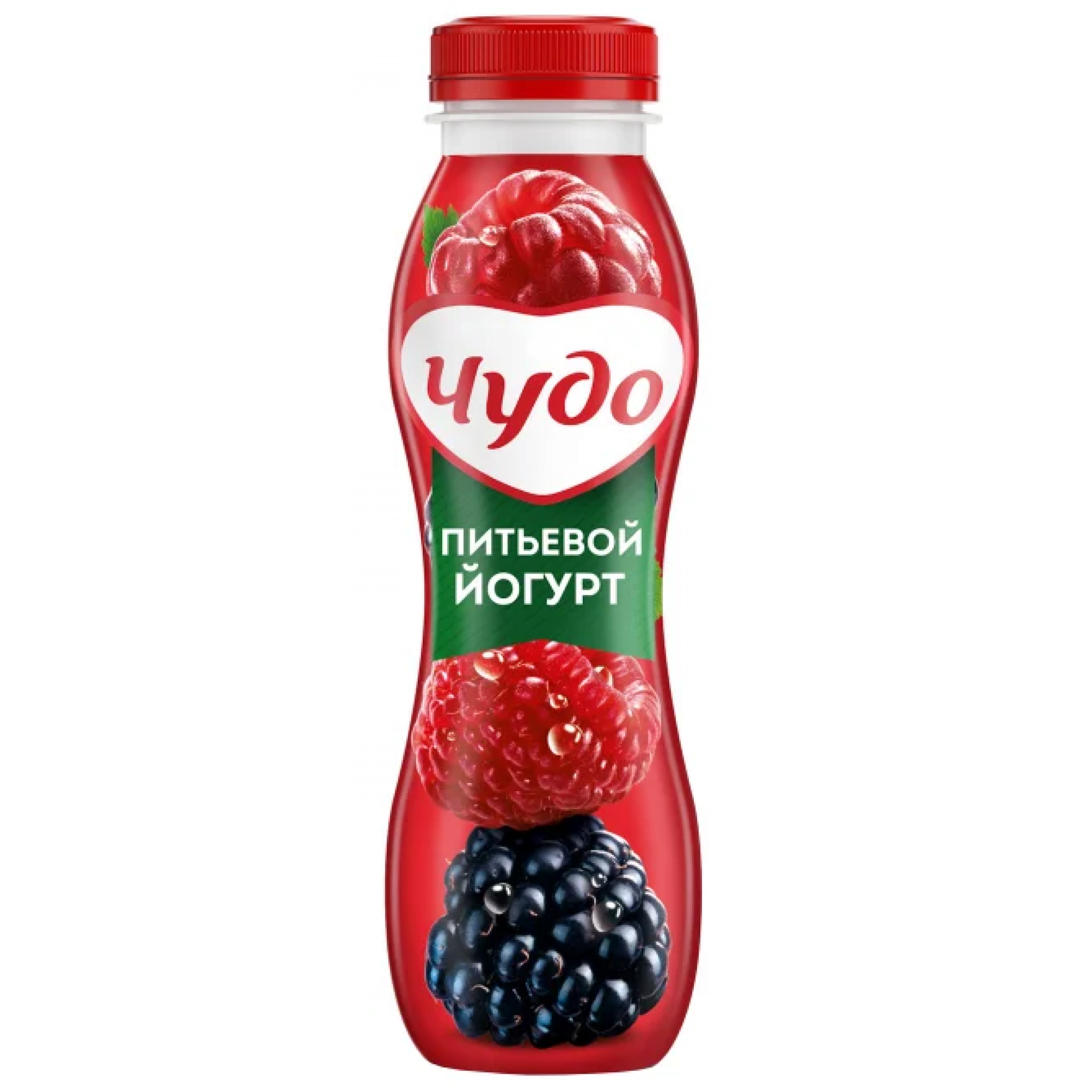 Питьевой йогурт Чудо Малина-ежевика 1,9 % 260 г БЗМЖ