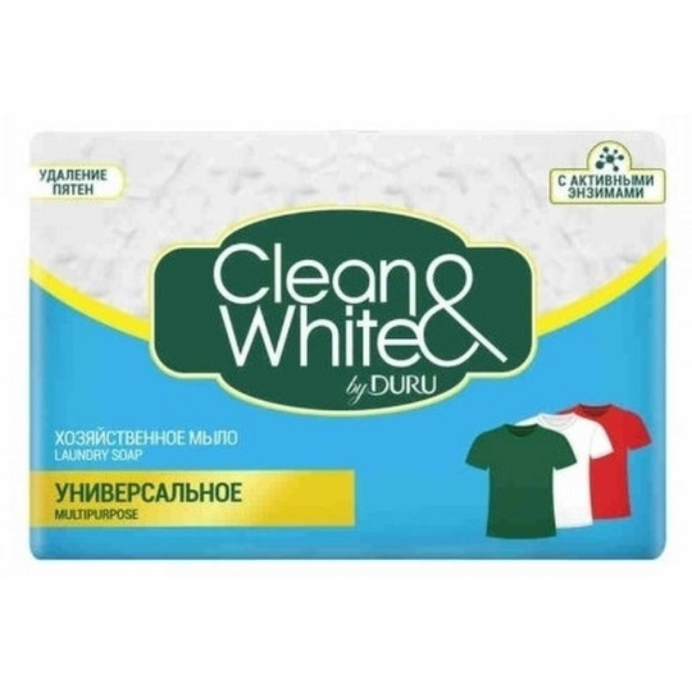 Хозяйственное мыло Duru Clean & White Универсальное 120 г