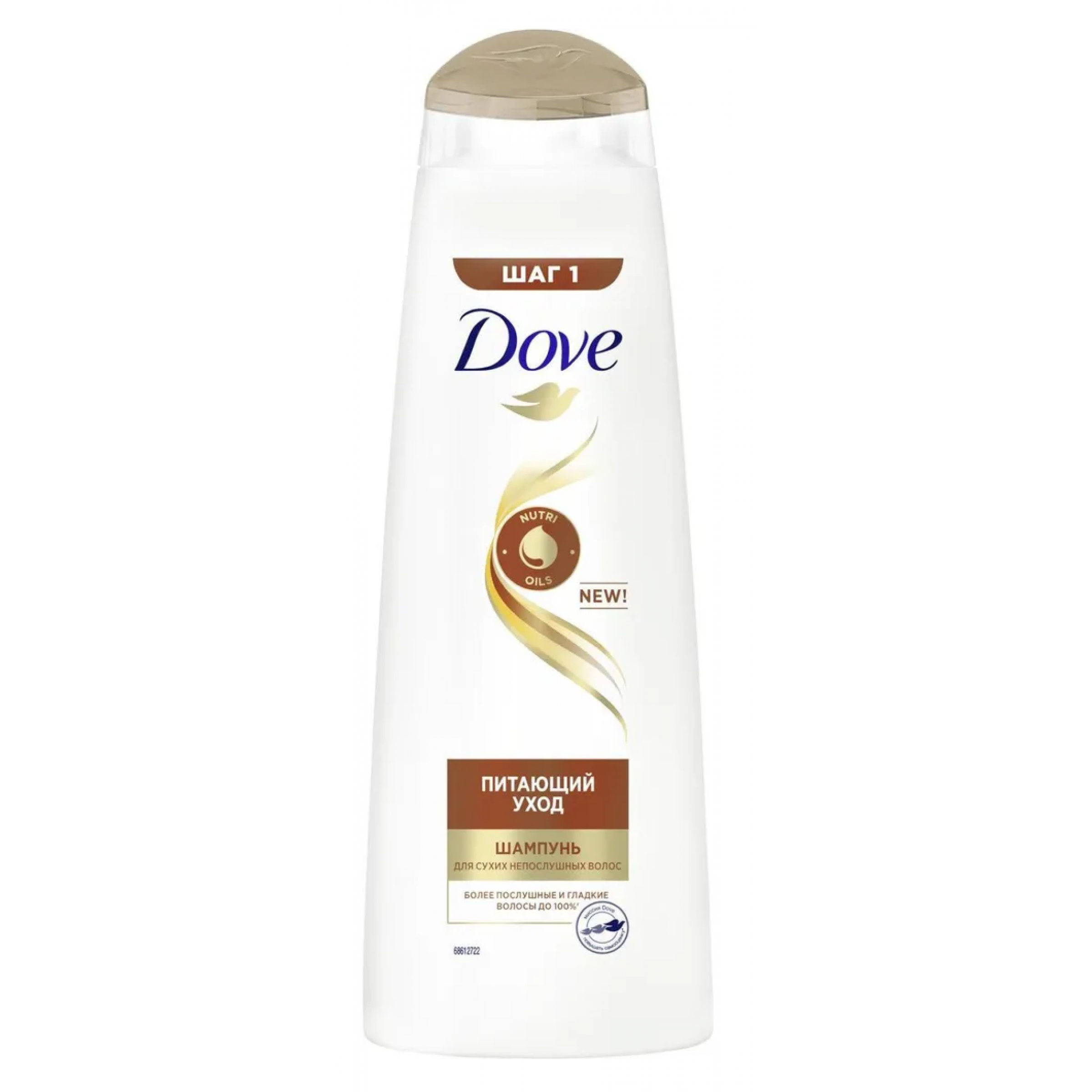 Шампунь для сухих и непослушных волос Dove Hair Therapy Питающий уход, 380 мл