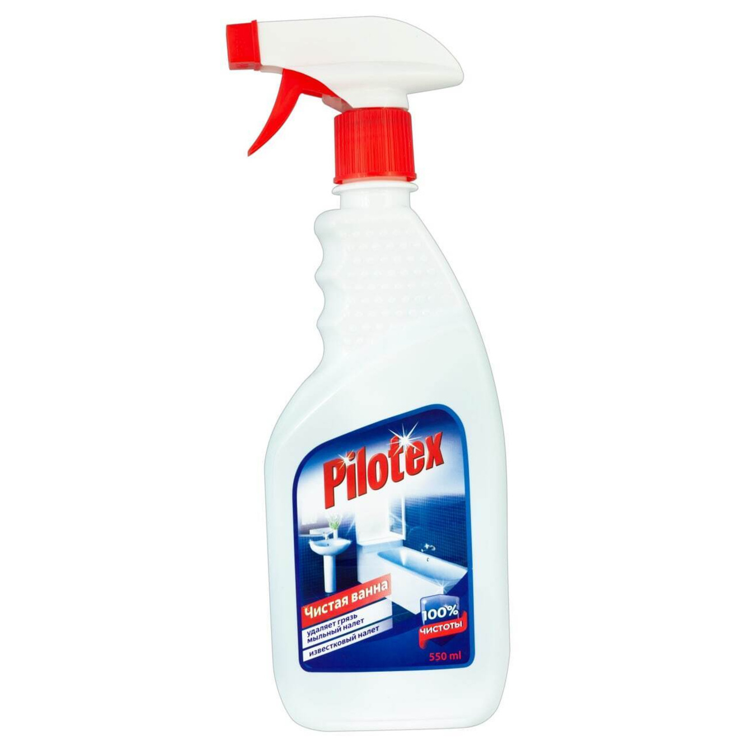 Средство для уборки Pilotex Чистая ванна 550 мл