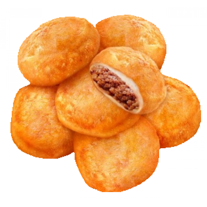 Пирожки с мясом замороженные вес 3,7 кг ТМ Зареченские продукты