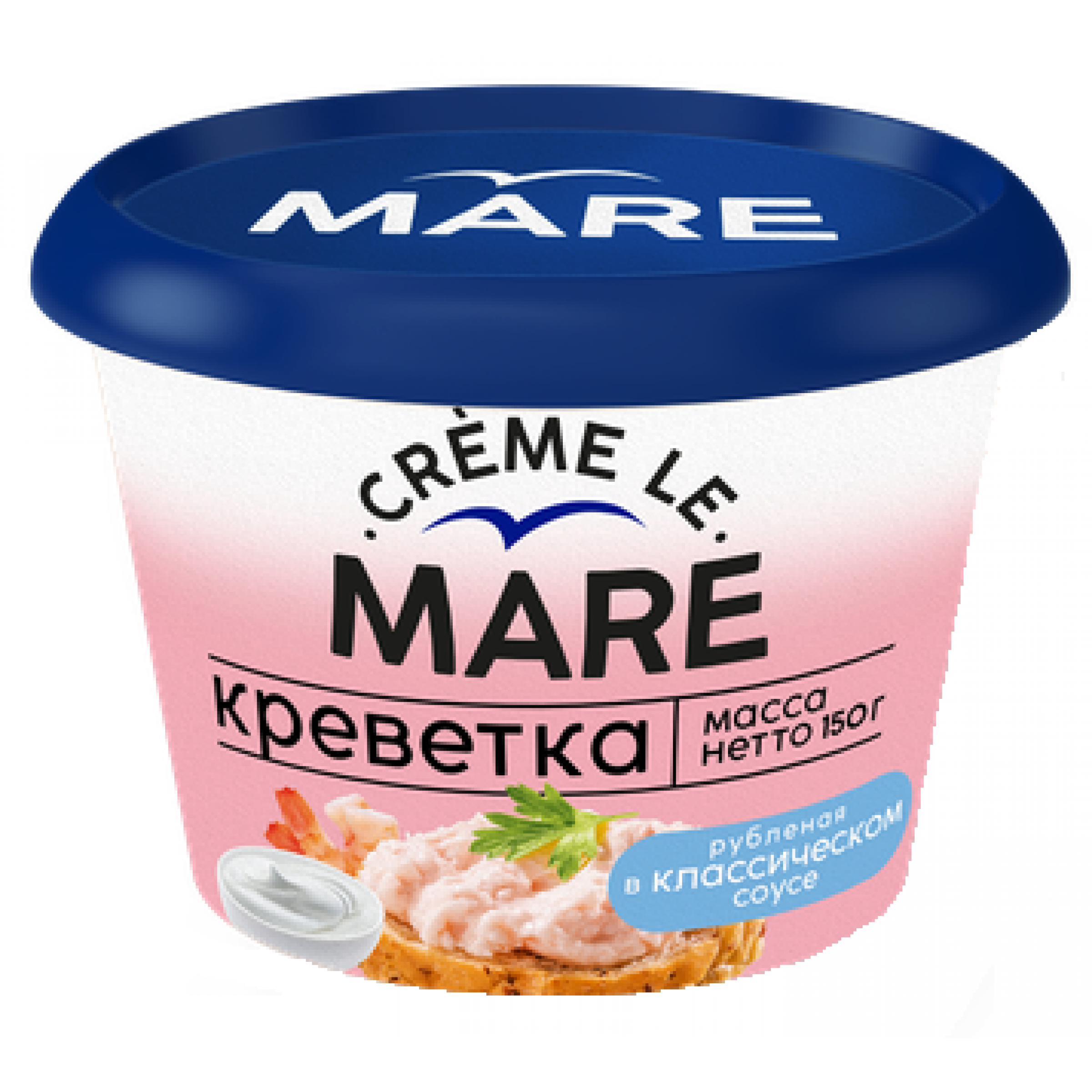 Креветка Creme Le Mare Рубленая в классическом соусе 150 г