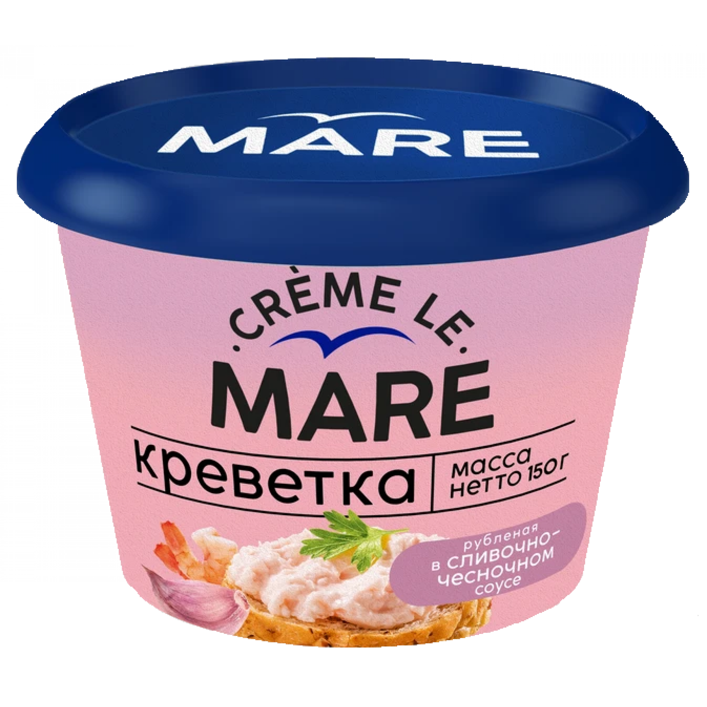 Креветка рубленая в сливочно-чесночном соусе Creme Le Mare, 150г