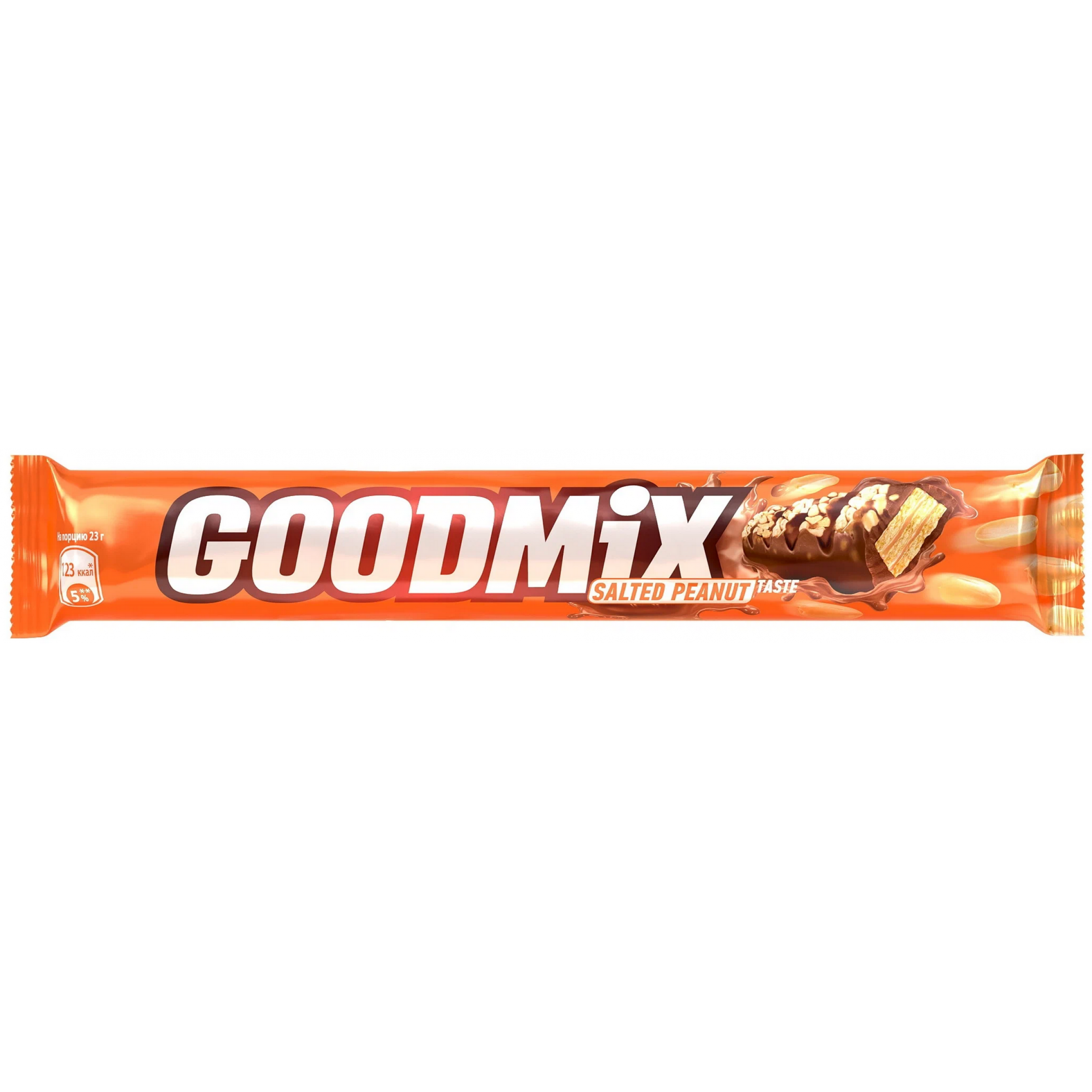 Батончики Goodmix со вкусом соленого арахиса 5000 г
