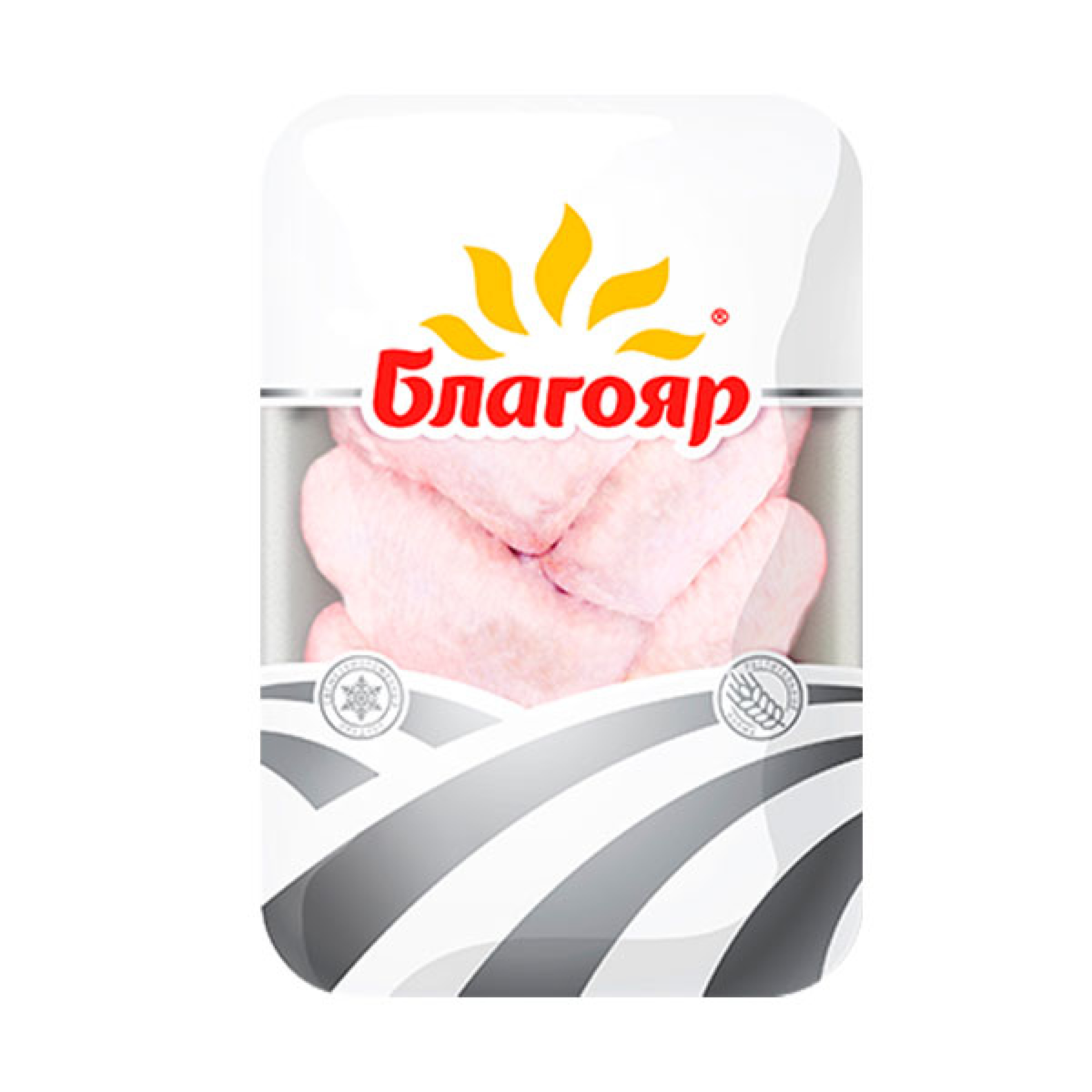 Крыло цыпленка бройлера Благояр замороженное, 850гр.