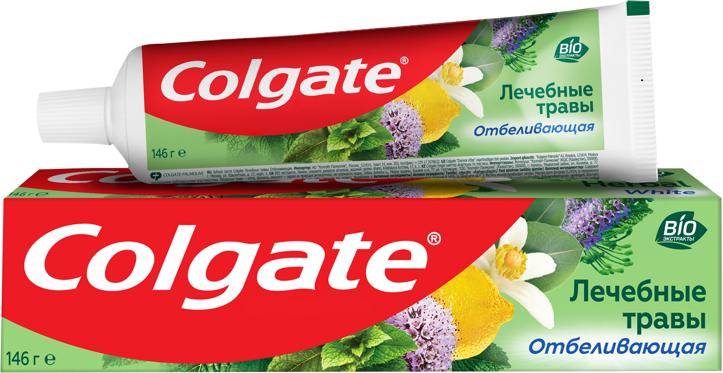 Зубная паста Лечебные травы отбеливающая Colgate, 100 мл - купить с  доставкой в Ростове-на-Дону - STORUM