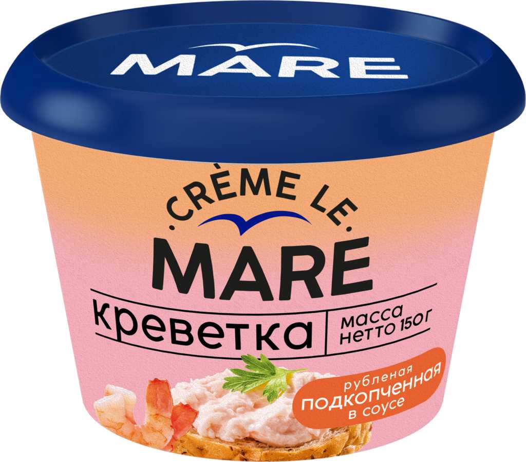 Креветка Creme Le Mare Рубленая Подкопченная 150 г - купить с доставкой в  Ростове-на-Дону - STORUM